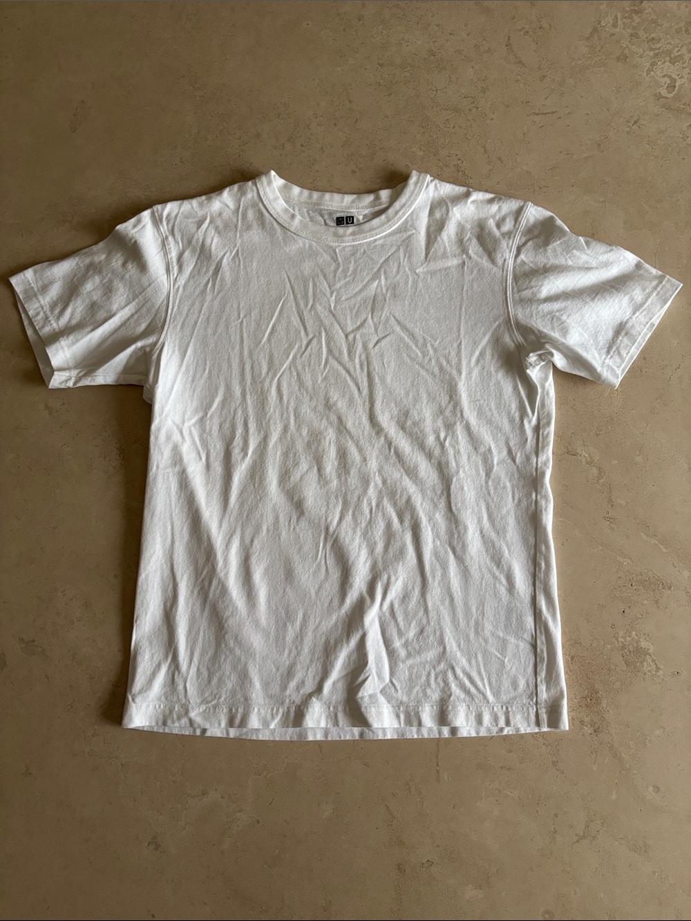 Uniqlo White Short-Sleeve Crew Neck T-Shirt